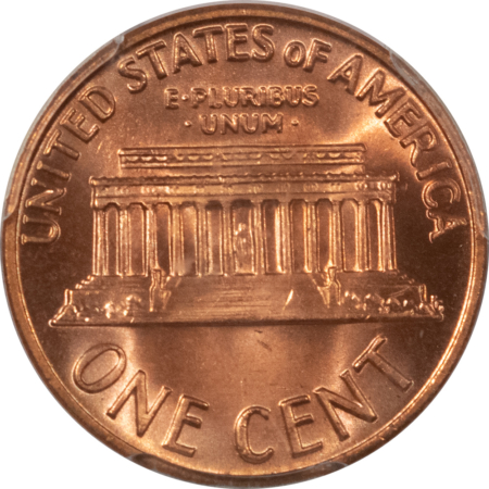 Lincoln Cents (Memorial) 1970-S LINCOLN CENT, SMALL DATE – PCGS MS-66 RD, BLAZING RED!