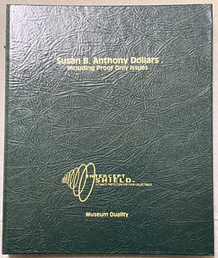 Eisenhower Dollars 1979-99 18 COIN COMPLETE SUSAN B ANTHONY SET W/ ALL TY I & TY 2 PROOFS, IN ALBUM