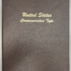 Early Commems DANSCO U.S. COMMEMORATIVE COINS VOL 1 & VOL 2, 4 PAGES EACH, PRISTINE, LIKE-NEW!