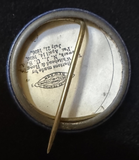 New Store Items RARE 1 1/4″ WILLIAM MCKINLEY BURNHARDT PHARMACY “PATRIOTIC CLUB” BUTTON-MINT!