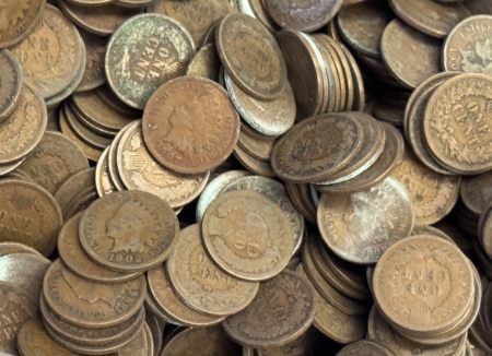 Indian 1880-1909 MIXED DATE INDIAN CENTS, WHOLESALE LOT OF 900+ COINS, CULLS W/ ISSUES