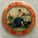 Miscellaneous 1898 CAMP ALGER, FALLS CHURCH, VIRGINIA 2 7/8″ BRASS UNIFORM BUTTON W/ RIBBON