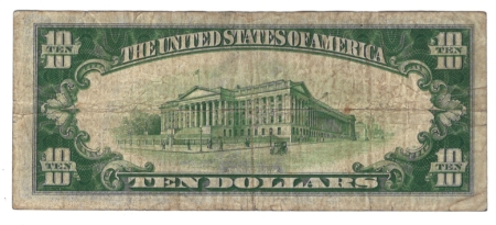 New Store Items 1928 $10 GOLD CERTIFICATE, FR-2400, ORIGINAL FINE-VF