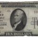 New Store Items 1934-A $10 NORTH AFRICA $10 SILVER CERTIFICATE, WW II EMERGENCY, ORIGINAL VF!