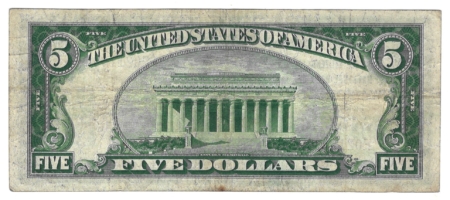 New Store Items 1929 TY I NATIONAL BANK NOTE, CITIZENS NATIONAL BANK OF WASHINGTON PA-CH VF