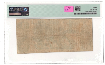 Confederate Notes 1862 $1 CONFEDERATE STATES OF AMERICA, T-45, pp 1, PMG VF-20-SCARCE NOTE!