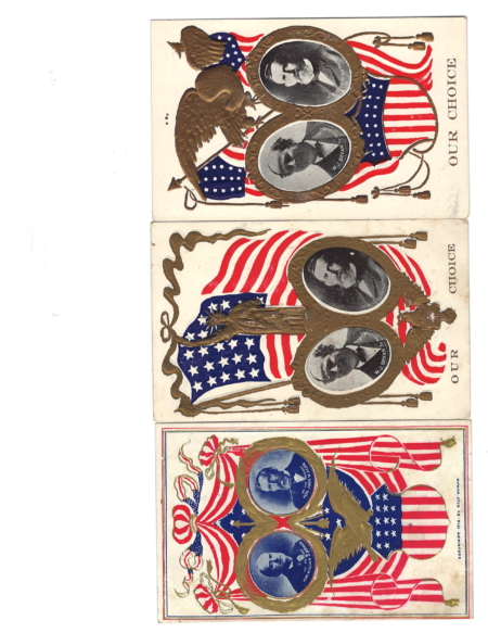 New Store Items 9 DIFFERENT 1908 BRYAN-KERN CAMPAIGN POSTCARDS-EXC OVERALL CONDITION & GRAPHIC!