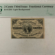 Fractional Currency 3 CENTS 3RD ISSUE FRACTIONAL CURRENCY FR#1226 LIGHT BACKGROUND – PMG CHOICE VF35
