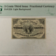 Fractional Currency 5 CENTS 1st ISSUE FRACTIONAL CURRENCY FR#1230 STRAIGHT EDGES PMG VF-30 EPQ NICE!