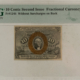 Fractional Currency 10 CENTS 1ST ISSUE FRACTIONAL CURRENCY FR#1242, STRAIGHT EDGES – PMG CH/AU-58!
