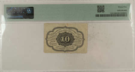 Fractional Currency 10 CENTS 1ST ISSUE FRACTIONAL CURRENCY FR#1241, PERFORATED EDGES – PMG CH/VF-35!