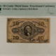 Fractional Currency 10 CENTS 3RD ISS FRACTIONAL CURRENCY FR#1255 COLBY SPINNER GREEN BACK PMG VF-30!