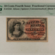 Fractional Currency 10 CENTS 4TH ISSUE FRACTIONAL CURRENCY FR#1259 ALLISON SPINNER – PMG CH/VF-35!