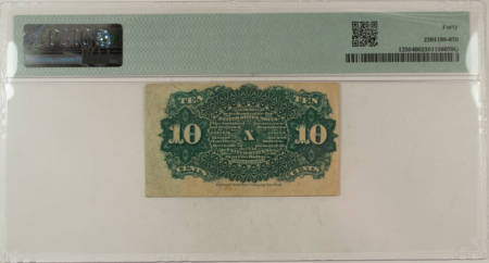 Fractional Currency 10 CENTS 4TH ISSUE FRACTIONAL CURRENCY FR#1259 ALLISON SPINNER – PMG XF-40!