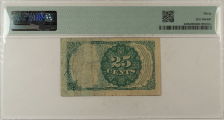 Fractional Currency 25 CENTS 5TH ISSUE FRACTIONAL CURRENCY FR#1308 ALLISON SPINNER – PMG VF-30!
