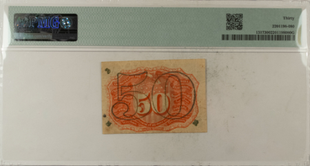 Fractional Currency 50 CENTS 2ND ISSUE FRACTIONAL CURRENCY FR#1317 SURCHARGE 18-63 & A – PMG VF-30!
