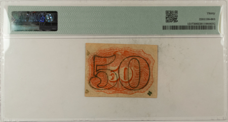 Fractional Currency 50 CENTS 2ND ISSUE FRACTIONAL CURRENCY FR#1317 SURCHARGE 18-63 & A – PMG VF-30!