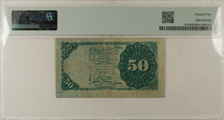 Fractional Currency 50 CENTS 4TH ISSUE FRACTIONAL CURRENCY FR#1379 ALLISON SPINNER – PMG VF-25!