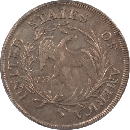 Dollars 1798 DRAPED BUST $1, SMALL EAGLE, 13 STARS, PCGS XF-45-RARE, CHOICE & AU DETAILS