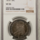 Early Halves 1811/10 CAPPED BUST HALF DOLLAR, 18.11 – NGC VF DETAILS, CLEANED, BETTER VARIETY