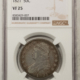 Early Halves 1819/8 CAPPED BUST HALF DOLLAR – NGC F-12, SMALL 9