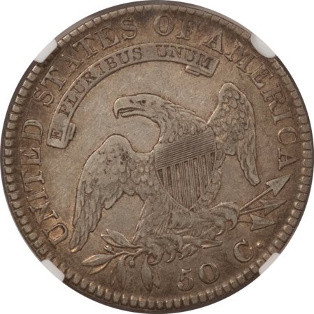 Early Halves 1821 CAPPED BUST HALF DOLLAR – NGC VF-25, NICE ATTRACTIVE!