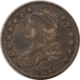Early Halves 1814 CAPPED BUST HALF DOLLAR – HIGH GRADE CIRCULATED EXAMPLE WITH NEAT CLASHING!