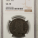 Early Halves 1828 CAPPED BUST HALF DOLLAR – NGC XF-40, CURL BASE 2, NO KNOB!