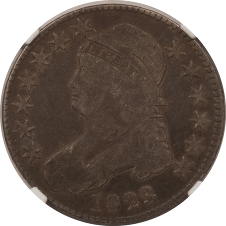 Early Halves 1823 CAPPED BUST HALF DOLLAR – NGC VG-10, ORIGNIAL CIRCULATED