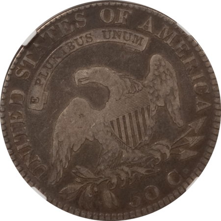 Early Halves 1823 CAPPED BUST HALF DOLLAR – NGC VG-10, ORIGNIAL CIRCULATED