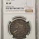 Early Halves 1834 CAPPED BUST HALF DOLLAR – NGC AU DETAILS, CLEANED SMALL DATE SMALL LETTERS!