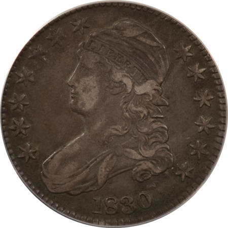 Early Halves 1830 CAPPED BUST HALF DOLLAR – ANACS EF-40