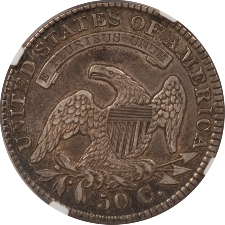 Early Halves 1830 CAPPED BUST HALF DOLLAR, SMALL 0 – NGC XF-40