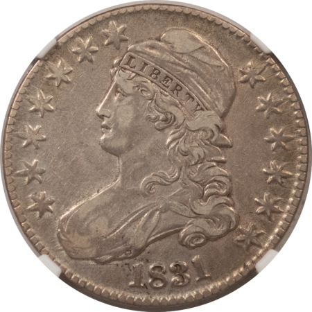 Early Halves 1831 CAPPED BUST HALF DOLLAR – NGC XF-40