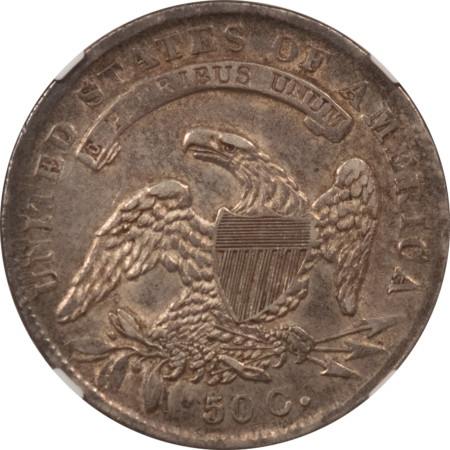 Early Halves 1834 CAPPED BUST HALF DOLLAR – NGC AU DETAILS, CLEANED SMALL DATE SMALL LETTERS!