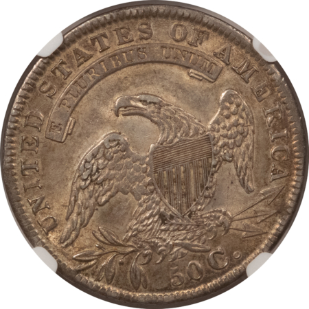 Early Halves 1834 CAPPED BUST HALF DOLLAR – NGC AU-58, ORIGINAL