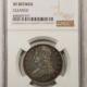 Early Halves 1834 CAPPED BUST HALF DOLLAR – NGC AU DETAILS, CLEANED SMALL DATE SMALL LETTERS!