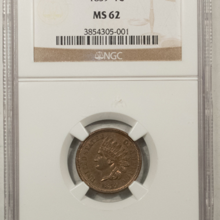 Indian 1859 INDIAN CENT – NGC MS-62