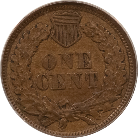 Indian 1862 INDIAN CENT – ANACS AU-50
