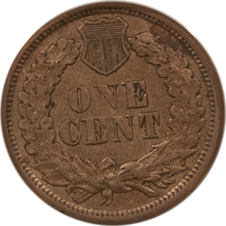 Indian 1863 INDIAN CENT – ANACS AU-55