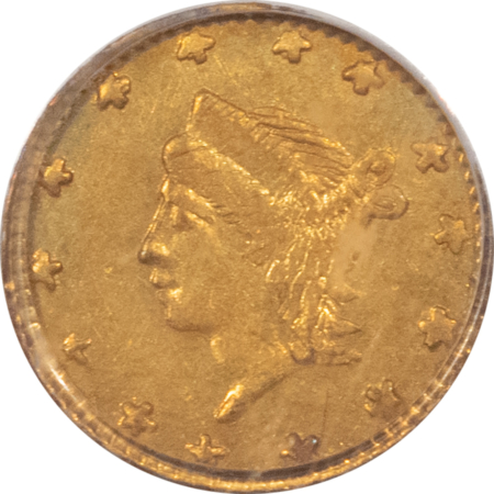 New Certified Coins 1863 25C FRACTIONAL GOLD, BG-820 JAY ROE – PCGS GENUINE, SCARCE TYPE!
