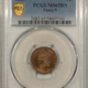 Indian 1865 INDIAN 1c, PLAIN 5, PCGS MS-65 RB, VERY FRESH & RED ON THE REVERSE!