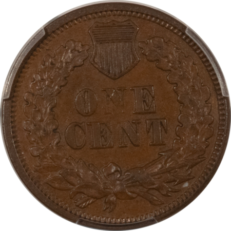 Indian 1869 INDIAN CENT – PCGS AU-55, SUPER ORIGINAL! TOUGH DATE!