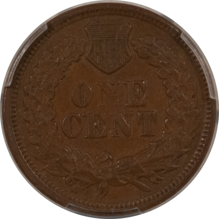 Indian 1869/69 INDIAN CENT, FS-301, S-3 – PCGS AU-55, NICE SMOOTH BROWN, PQ!