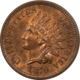 Indian 1872 INDIAN CENT – HIGH GRADE CIRCULATED EXAMPLE! TOUGH DATE!