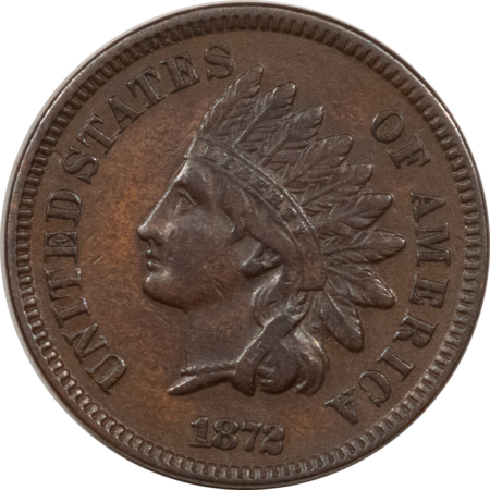 Indian 1872 INDIAN CENT – HIGH GRADE CIRCULATED EXAMPLE! TOUGH DATE!