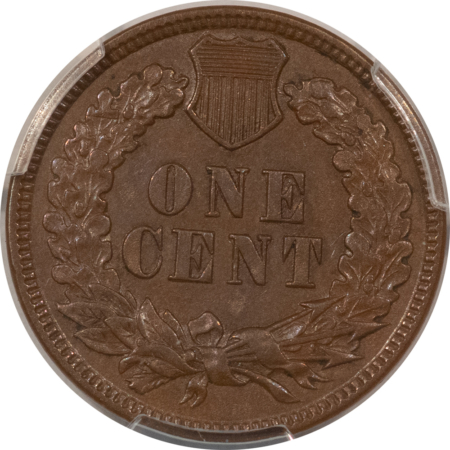 CAC Approved Coins 1872 INDIAN CENT – PCGS AU-58, LOOKS CHOICE BU, CAC APPROVED!