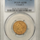 $5 SCARCE 1877-S $5 GOLD, NGC AU-53; LOW MINTAGE & EXTREMELY RARE IN UNC!