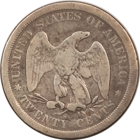 New Store Items 1875-S TWENTY CENT PIECE – PLEASING CIRCULATED EXAMPLE!