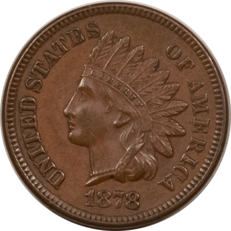 Indian 1878 INDIAN CENT – HIGH GRADE EXAMPLE! CLOSE TO UNCIRCULATED & VERY CHOICE!